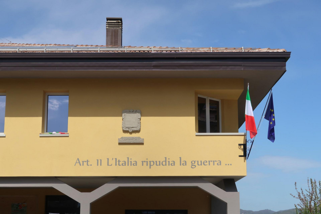 mairie de Grizzana : l'Italia ripudia la guerra
