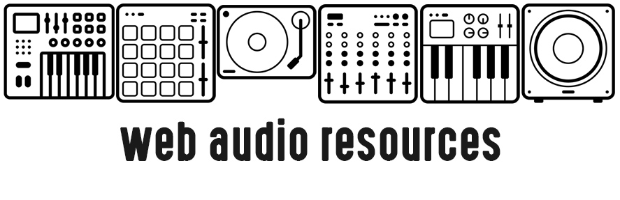 Web audio resources